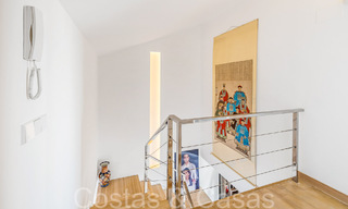 Precioso ático doble con vistas al mar en venta en un complejo de 5 estrellas en Nueva Andalucía, Marbella 66673 