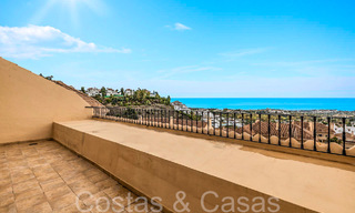 Precioso ático doble con vistas al mar en venta en un complejo de 5 estrellas en Nueva Andalucía, Marbella 66693 