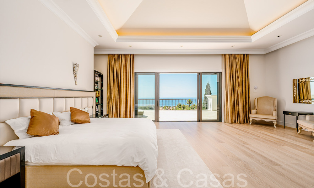 Magistral villa de lujo con vistas panorámicas al mar en Sierra Blanca, en la Milla de Oro de Marbella 68154