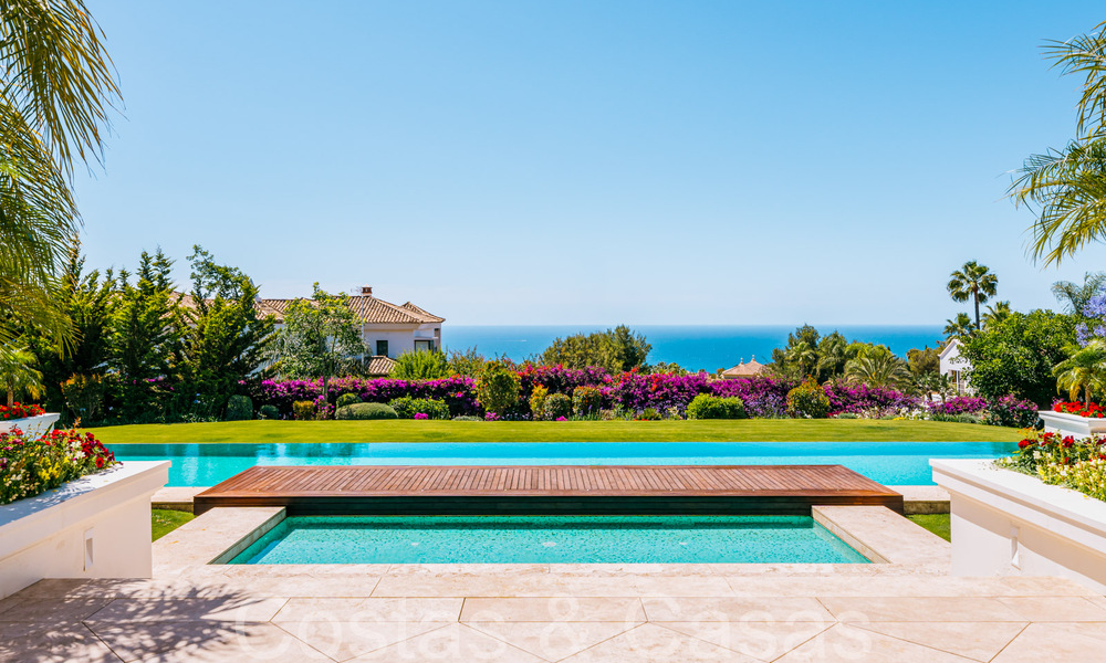 Magistral villa de lujo con vistas panorámicas al mar en Sierra Blanca, en la Milla de Oro de Marbella 68158