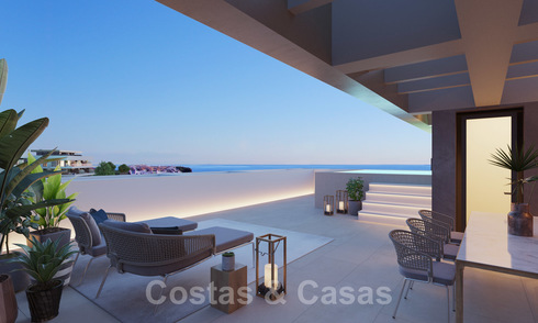 Ultimos apartamentos! Nuevos apartamentos modernos de lujo con vistas al mar en venta en la Nueva Milla de Oro entre Marbella y Estepona 21540