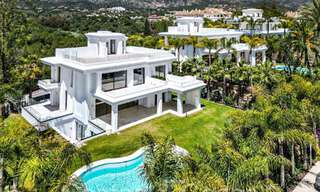 Modernas villas de estilo vanguardista en venta en la prestigiosa Milla de Oro de Marbella 69671 