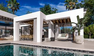 Proyecto nuevo de villas lujosas y contemporáneas en venta, en Nueva Andalucía, Marbella 39485 