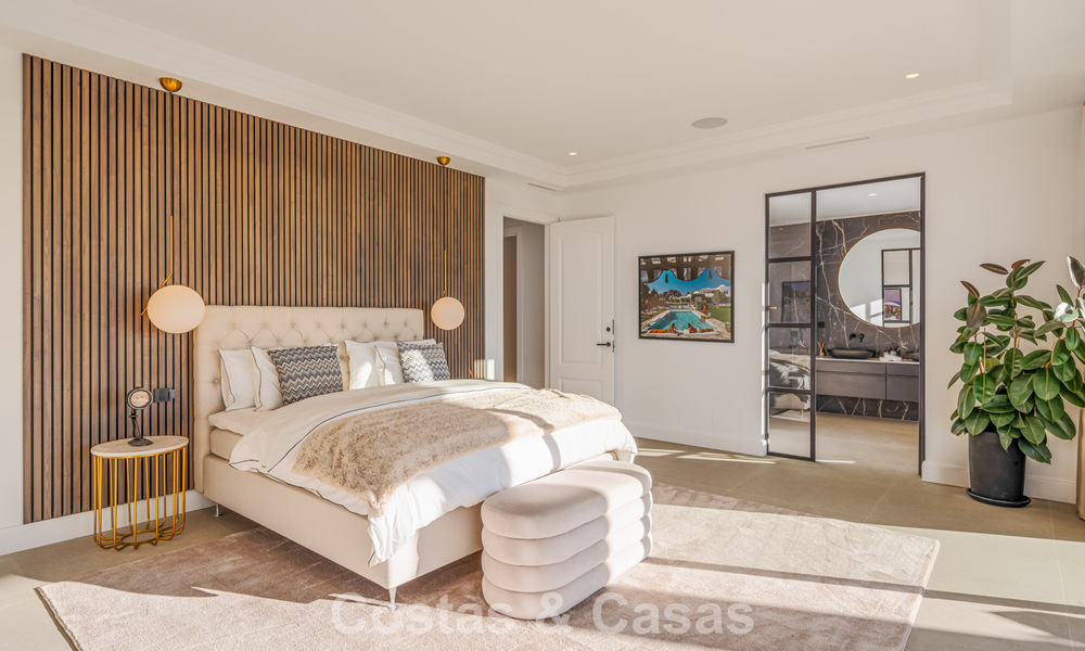 Exclusiva villa de diseño con vistas panorámicas al mar en venta en un resort de golf de cinco estrellas en Marbella - Benahavis 74783