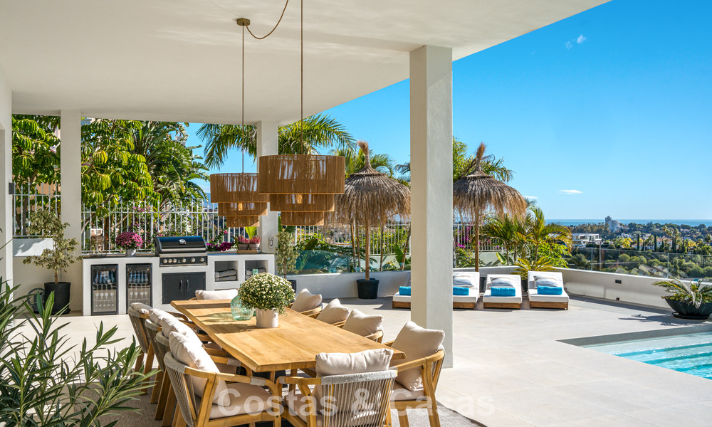 Exclusiva villa de diseño con vistas panorámicas al mar en venta en un resort de golf de cinco estrellas en Marbella - Benahavis 74791