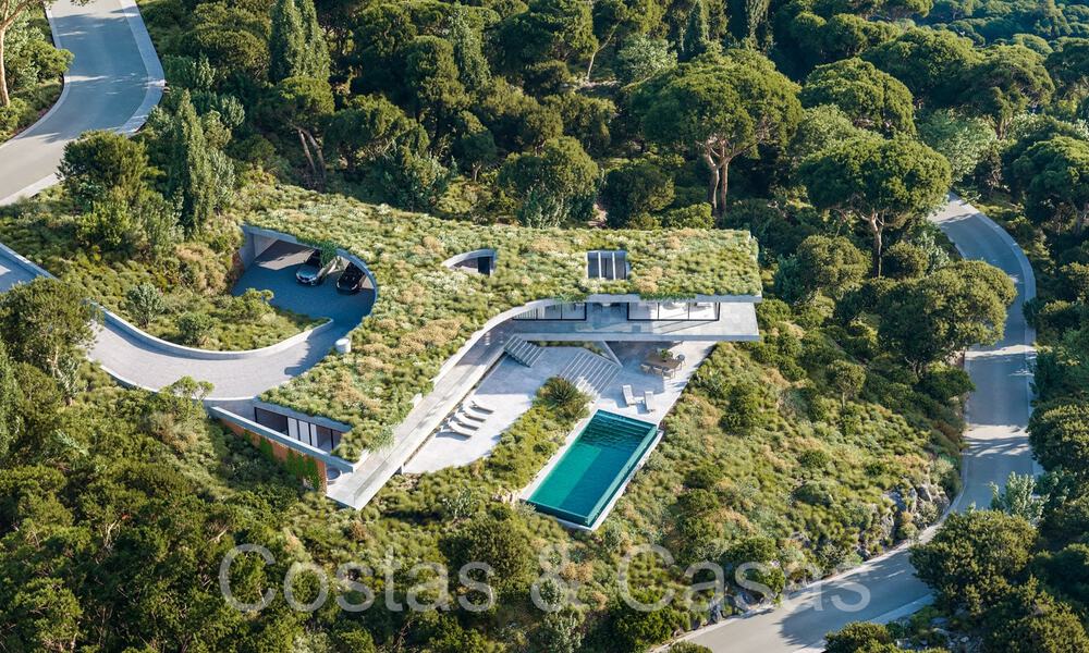 Nueva villa de diseño de alta gama en venta totalmente enclavado en la naturaleza en las colinas de Marbella - Benahavis 68853