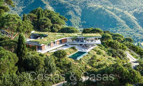 Nueva villa de diseño de alta gama en venta totalmente enclavado en la naturaleza en las colinas de Marbella - Benahavis 68854