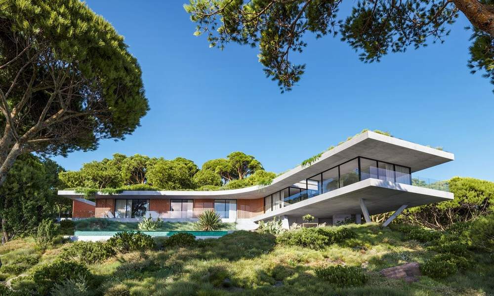 Nueva villa de diseño de alta gama en venta totalmente enclavado en la naturaleza en las colinas de Marbella - Benahavis 68857