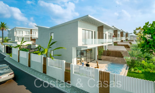 Nuevas casas de lujo de estilo contemporáneo en venta en el valle del golf de Mijas, Costa del Sol 68862 