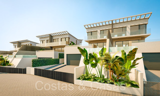 Nuevas casas de lujo de estilo contemporáneo en venta en el valle del golf de Mijas, Costa del Sol 68864 