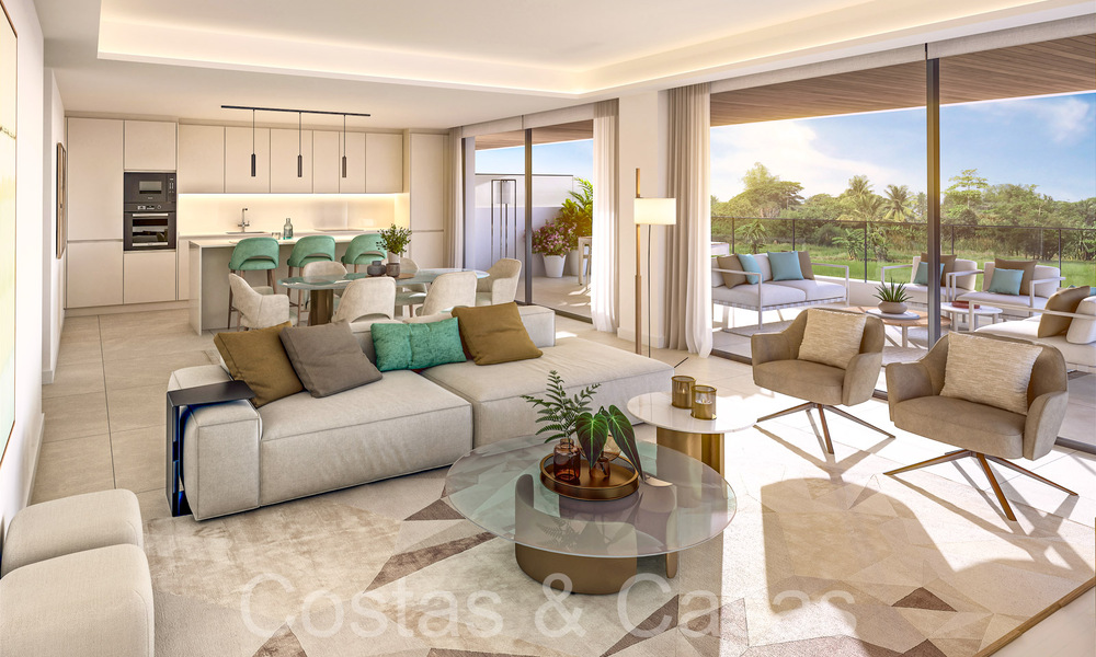 Proyecto nuevo de apartamentos en venta en la Nueva Milla de Oro entre Marbella y Estepona 69592