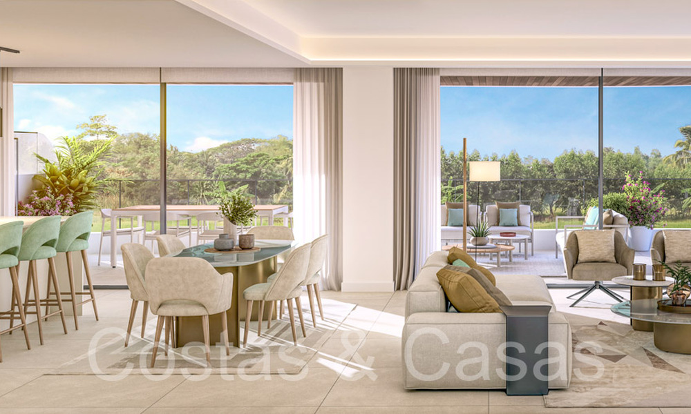 Proyecto nuevo de apartamentos en venta en la Nueva Milla de Oro entre Marbella y Estepona 69594