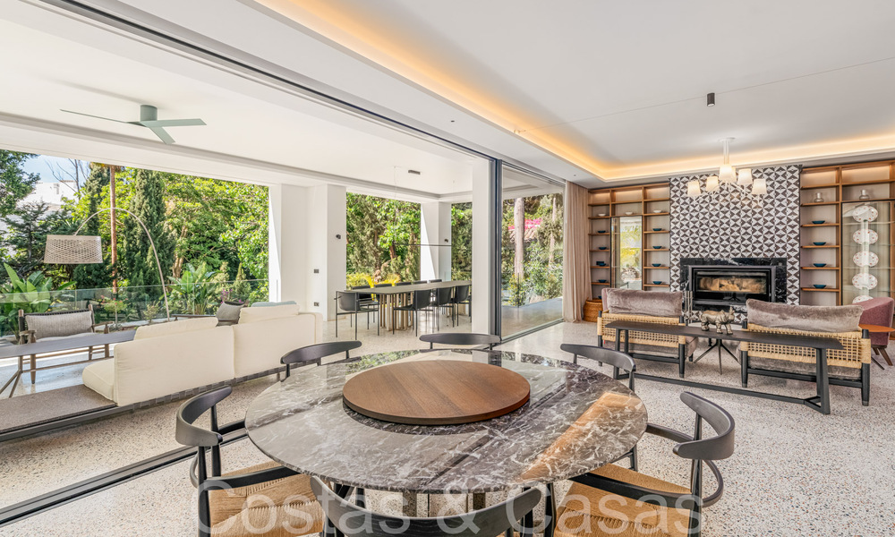 Lujosa villa ecológica en venta en una codiciada urbanización en la Milla de Oro de Marbella 67805