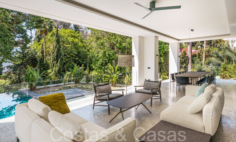 Lujosa villa ecológica en venta en una codiciada urbanización en la Milla de Oro de Marbella 67807