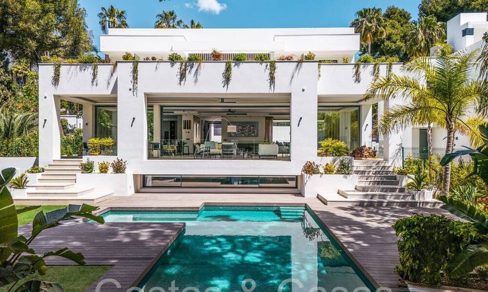 Lujosa villa ecológica en venta en una codiciada urbanización en la Milla de Oro de Marbella 67810