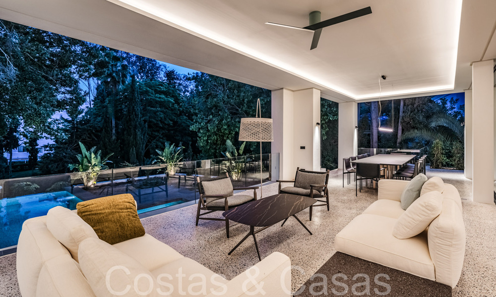 Lujosa villa ecológica en venta en una codiciada urbanización en la Milla de Oro de Marbella 67814