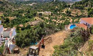 Proyecto de villa sobre plano con vistas panorámicas al mar en venta en las colinas de Mijas Pueblo, Costa del Sol 68448 