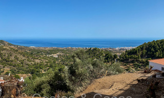 Proyecto de villa sobre plano con vistas panorámicas al mar en venta en las colinas de Mijas Pueblo, Costa del Sol 68451 