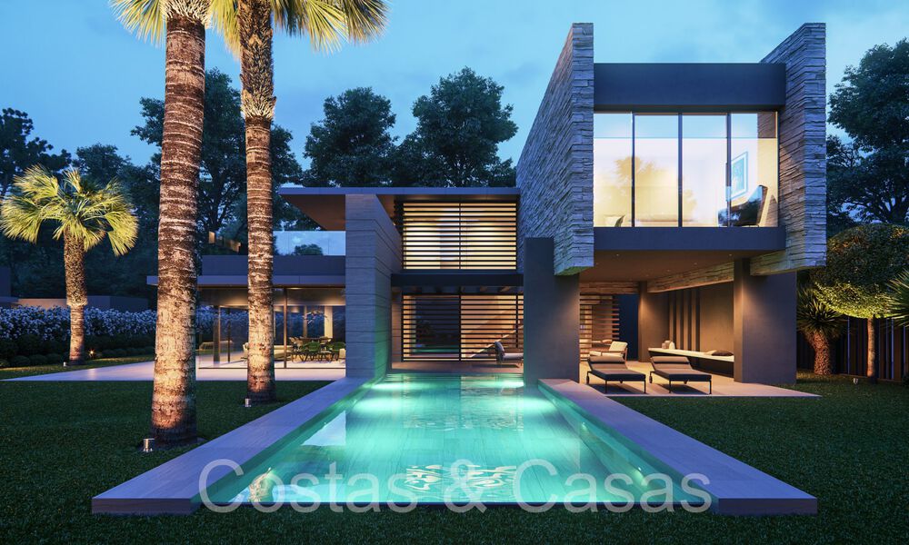 3 villas contemporáneas nuevas en venta, a pocos pasos de la playa de San Pedro, Marbella 68206