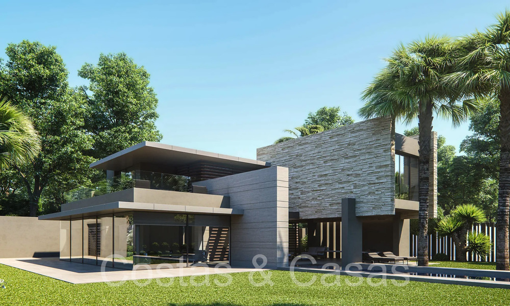 3 villas contemporáneas nuevas en venta, a pocos pasos de la playa de San Pedro, Marbella 68215