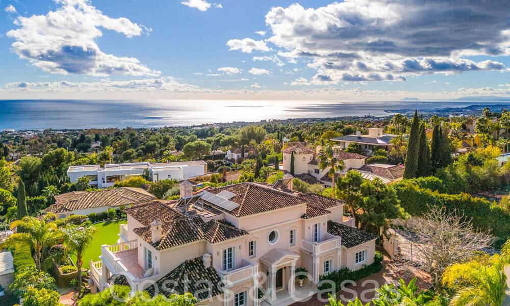 Clásica villa mediterránea con impresionantes vistas al mar en venta en Cascada de Camojan en Marbella 68502