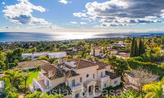 Clásica villa mediterránea con impresionantes vistas al mar en venta en Cascada de Camojan en Marbella 68502 