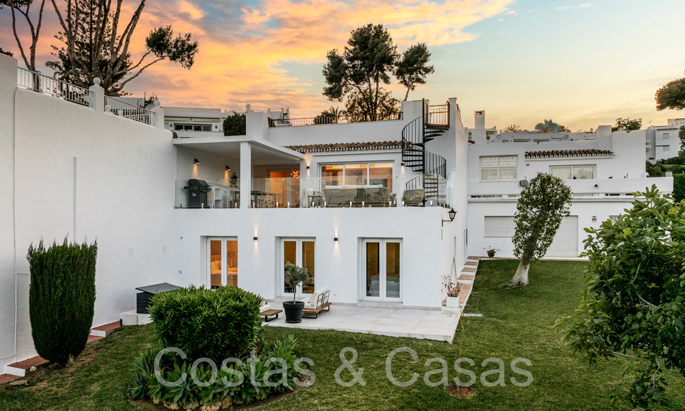 Magnífica casa adosada en venta en el querido enclave de golf de Aloha Golf, Nueva Andalucía, Marbella 68687