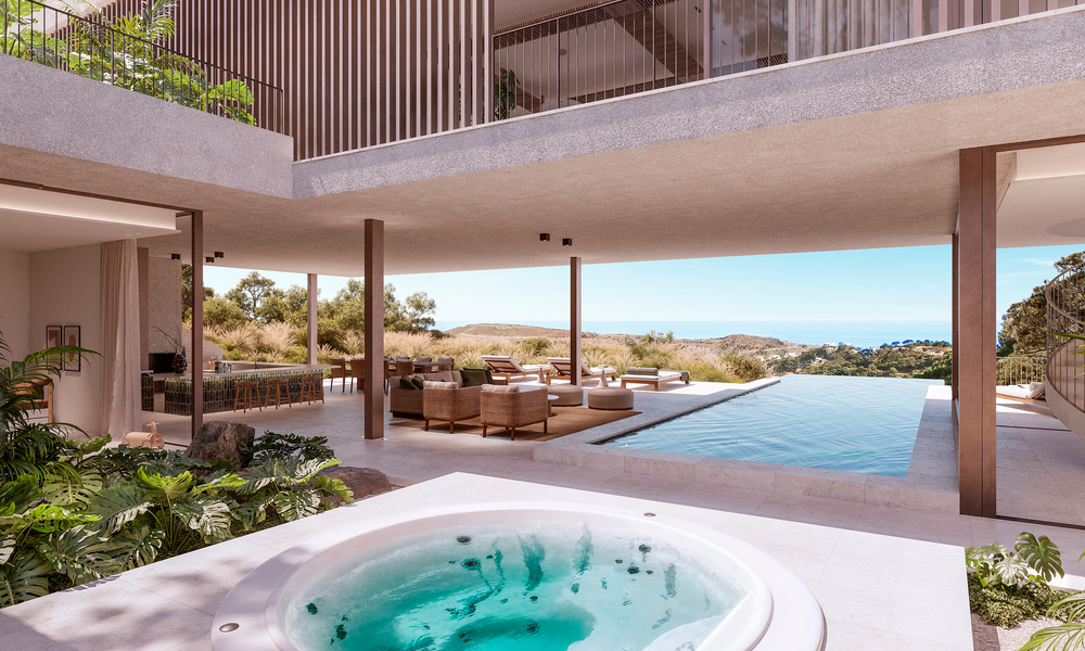 Villa nueva de diseño avanzado en venta rodeada de naturaleza en las colinas de Marbella - Benahavis 69727