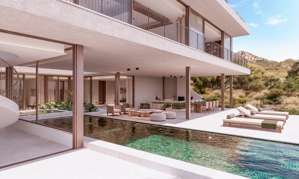 Villa nueva de diseño avanzado en venta rodeada de naturaleza en las colinas de Marbella - Benahavis 69728