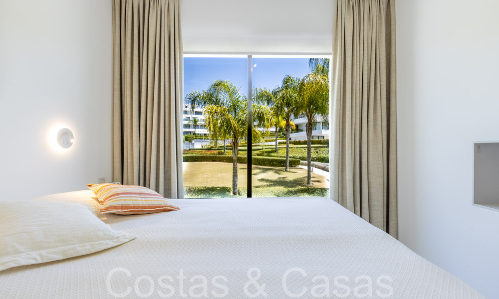 Apartamento de diseño moderno, listo para entrar a vivir, en venta cerca del campo de golf en el triángulo dorado de Marbella - Benahavis - Estepona 68793