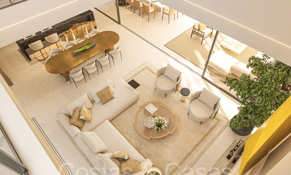 ¡Reventa! Casa de diseño ultramoderna en venta en un complejo privilegiado en la Milla de Oro de Marbella 69069