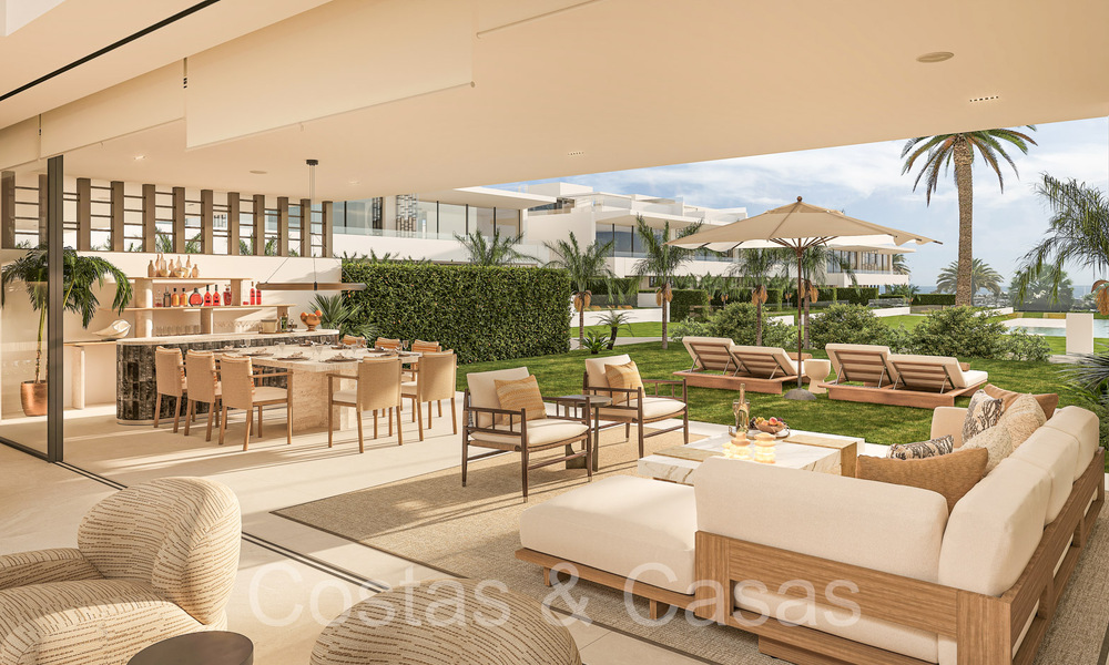 ¡Reventa! Casa de diseño ultramoderna en venta en un complejo privilegiado en la Milla de Oro de Marbella 69070