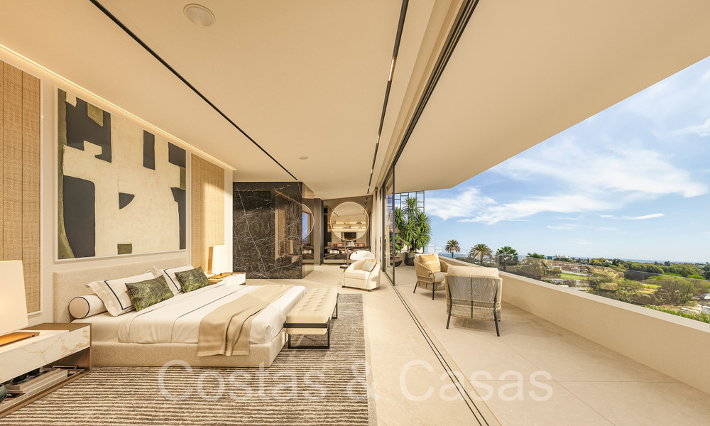 ¡Reventa! Casa de diseño ultramoderna en venta en un complejo privilegiado en la Milla de Oro de Marbella 69102