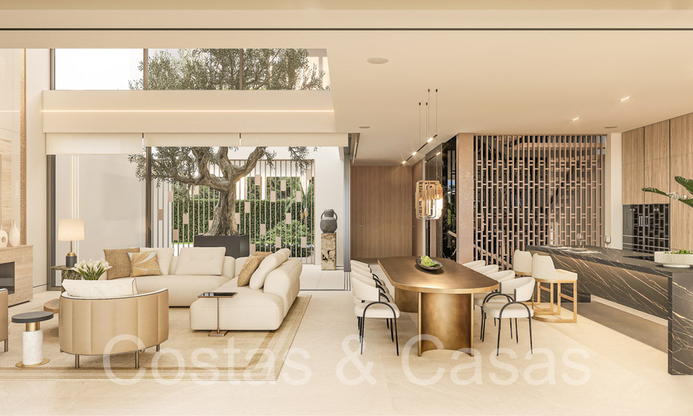 ¡Reventa! Casa de diseño ultramoderna en venta en un complejo privilegiado en la Milla de Oro de Marbella 69105