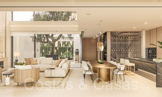 ¡Reventa! Casa de diseño ultramoderna en venta en un complejo privilegiado en la Milla de Oro de Marbella 69105 