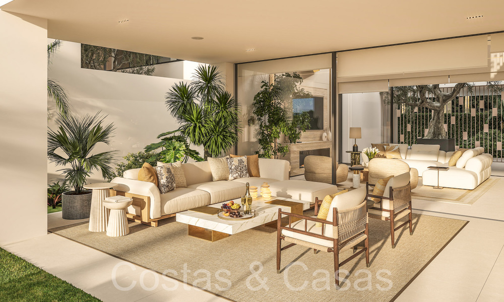 ¡Reventa! Casa de diseño ultramoderna en venta en un complejo privilegiado en la Milla de Oro de Marbella 69110