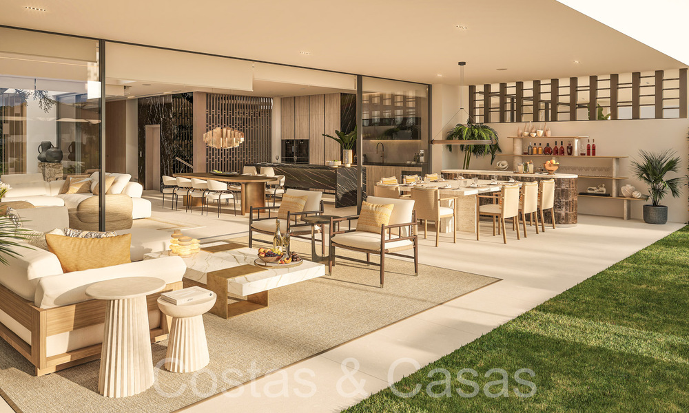 ¡Reventa! Casa de diseño ultramoderna en venta en un complejo privilegiado en la Milla de Oro de Marbella 69112