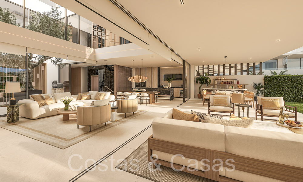 ¡Reventa! Casa de diseño ultramoderna en venta en un complejo privilegiado en la Milla de Oro de Marbella 69113