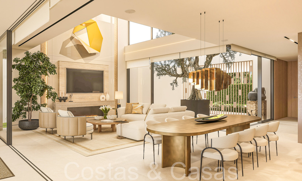 ¡Reventa! Casa de diseño ultramoderna en venta en un complejo privilegiado en la Milla de Oro de Marbella 69114