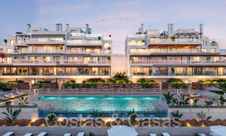 Apartamentos nuevos y contemporáneos con vistas al mar en venta a poca distancia del centro de Estepona y de la playa 69415 