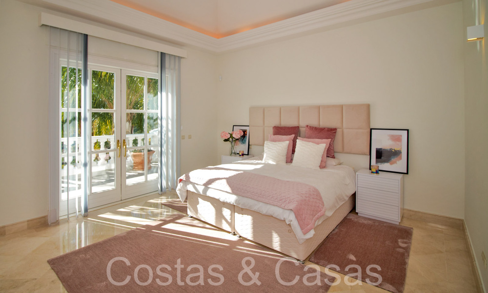 Villa clásica mediterránea con impresionantes vistas al mar en venta, en el exclusivo complejo La Zagaleta en Benahavis - Marbella 69756