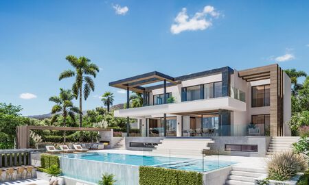 Nueva promoción de lujo con villas de lujo de alta gama en venta en un resort de golf en Mijas, Costa del Sol 69655