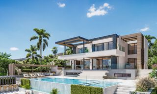 Nueva promoción de lujo con villas de lujo de alta gama en venta en un resort de golf en Mijas, Costa del Sol 69655 