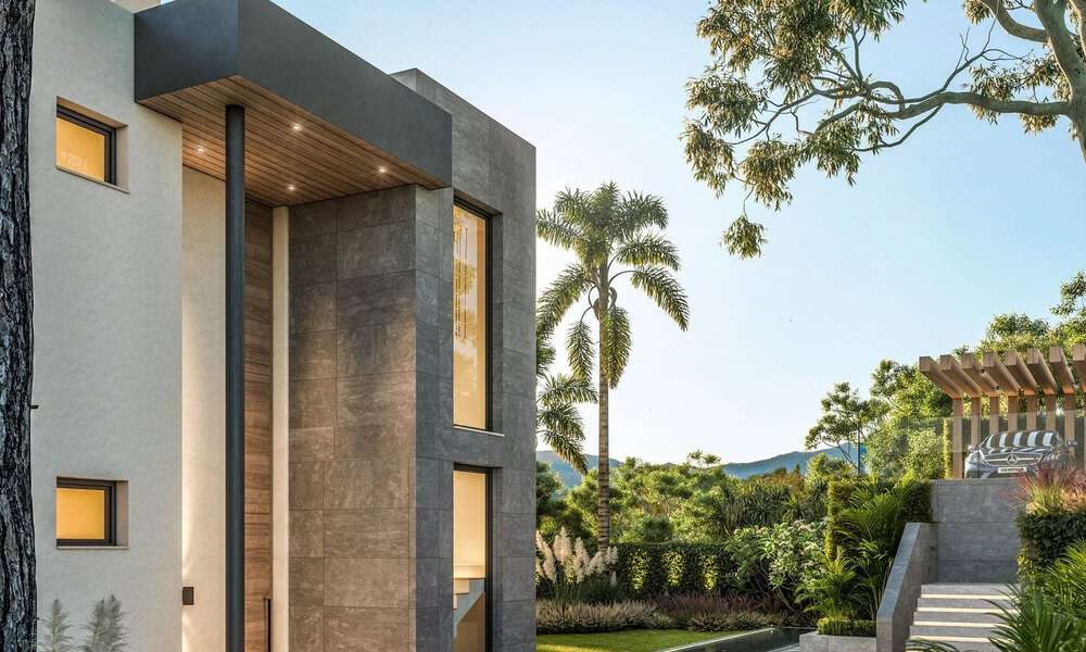 Nueva promoción de lujo con villas de lujo de alta gama en venta en un resort de golf en Mijas, Costa del Sol 69657