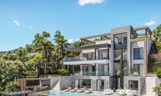 Nueva promoción de lujo con villas de lujo de alta gama en venta en un resort de golf en Mijas, Costa del Sol 69658 