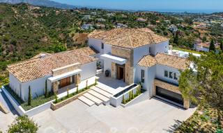 Villa de nueva construcción de estilo mediterráneo provenzal en venta en una urbanización cerrada en Marbella - Benahavis 69884 