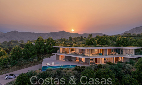 Villa modernista de nueva construcción con concepto sostenible en venta en las colinas de Benahavis - Marbella 69815