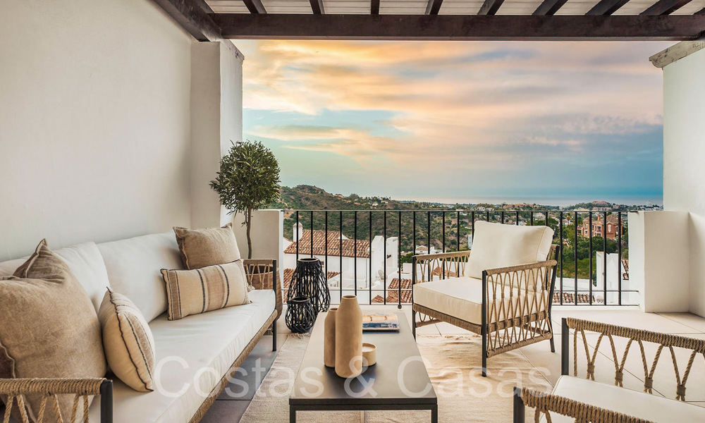 Listo para entrar a vivir, sofisticado ático en venta en un enclave de golf cerrado de La Quinta en Benahavis - Marbella 70189