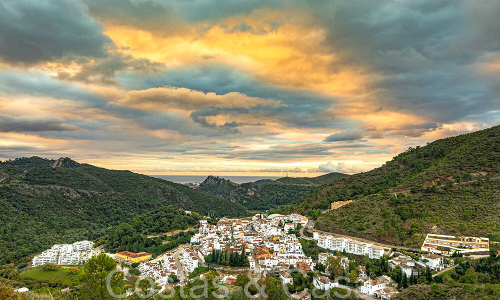 ¡Nuevo en el mercado! Modernos apartamentos de nueva construcción en estilo contemporáneo en venta con amplia terraza y hermosas vistas al mar en Benahavis - Marbella 70119