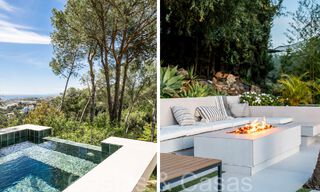 Villa de lujo de una planta en estilo mediterráneo contemporáneo en venta rodeada de naturaleza en El Madroñal, Benahavis - Marbella 70255 